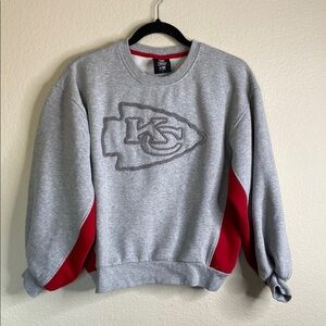New Era Kansas City Chiefs crewneck sweatshirt small women’s balloon sleeve